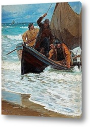   Картина Возвращение рыбаков
