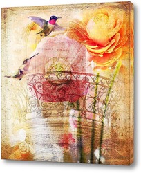   Постер Цветочный балкон