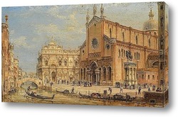   Постер Венеция, Площадь Сан-Джованни и Паоло