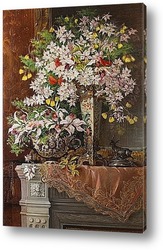   Картина Натюрморт с вазами и цветами