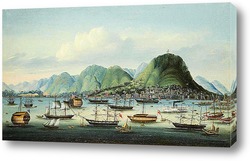   Картина Гавань Гонконга и города Виктория