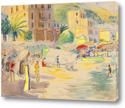  Постер Пляж, Алессио, Италия
