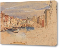   Постер Венеция-Гранд-канал и Риальто