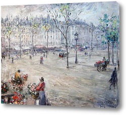   Постер Площадь в Париже