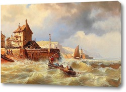  Постер Бурные моря от Малого порта