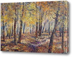   Постер Осенний лес