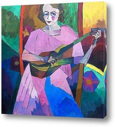   Картина Женщина с гитарой