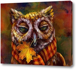   Картина Осенняя совушка