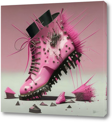   Постер Розовые ботинки
