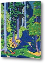   Картина Лесной интерьер