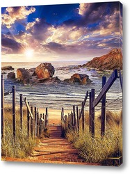   Постер Рассвет на побережье