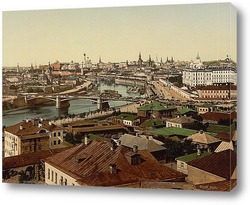  Постер Общий вид, Москва. 1890-1900 гг.