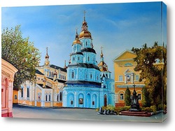   Картина Вид на Свято-Покровский мужской монастырь