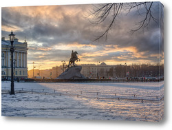   Постер Зимний Санкт-Петербург