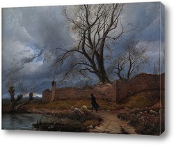   Картина Странник в буре