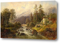   Картина Сцена из Вейер, Верхняя Австрия