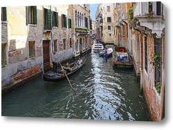   Постер По каналу Венеции