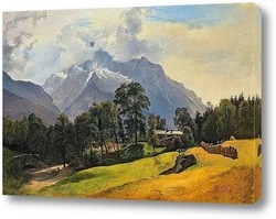   Картина Высокая каменная гора около Берхтесгадена