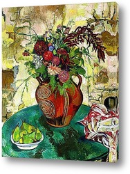   Картина Натюрморт со цветами и фруктами