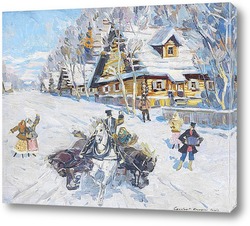   Постер Русская зима
