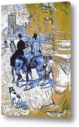   Картина Всаднкии на пути в Булонь