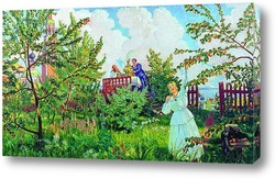   Картина Яблоневый сад. 1918