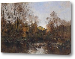   Картина Лесной пруд