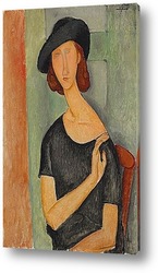   Картина Жанна Эбютерн (В шляпе)
