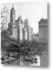    Вид на озеро в Центральном парке,март1938г 