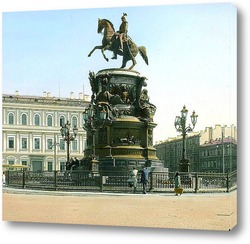   Постер Санкт-Петербург. Николай I, Памятник на Исаакиевской площади