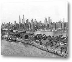   Постер Вид Нью-Йорка с воздуха,1940г. 