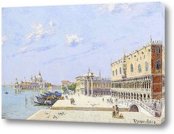  Ла Пиаццетта.Палаццо Дуцале.Венеция