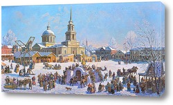   Картина Старый Воткинск. Масленица.