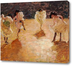   Картина Молодые женщины танцуют канкан, Париж