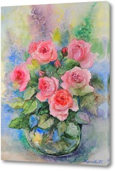   Постер Розовые розы