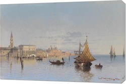  Вид Венеции с Santa Maria della Salute.