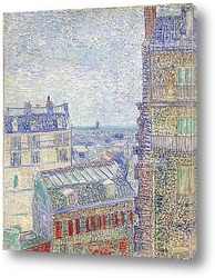   Постер Вид на Париж с номера Винсента на улице Лепик