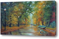   Картина Осень в парке 