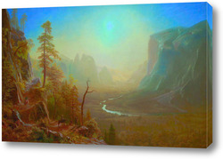   Картина Речная долина.