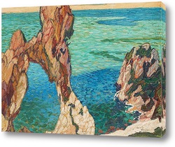   Картина Прибрежная сцена, Капри.