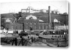   Постер Электростанция и Похвалинский элеватор Н.Новгород 1912  –  1915
