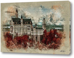  Картина Замок Нойшванштайн, Германия