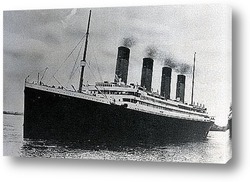   Постер <Титаник> - первый рейс, 1912г.