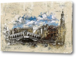   Постер Венеция, Риальто.