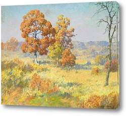   Постер Осенние дубы