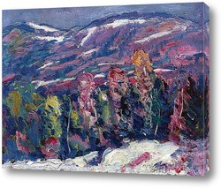   Картина Зимняя песня, 1908