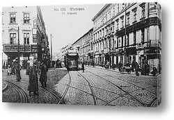   Постер Трамвай на улице Варшавы.