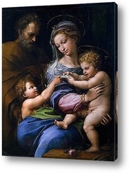   Постер Святое семейство с маленьким Иоанном Крестителем