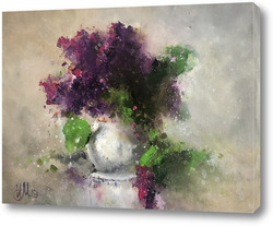   Постер Пурпурные цветы