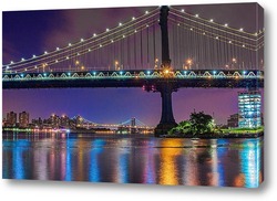   Постер манхеттен бридж Manhattan Bridge